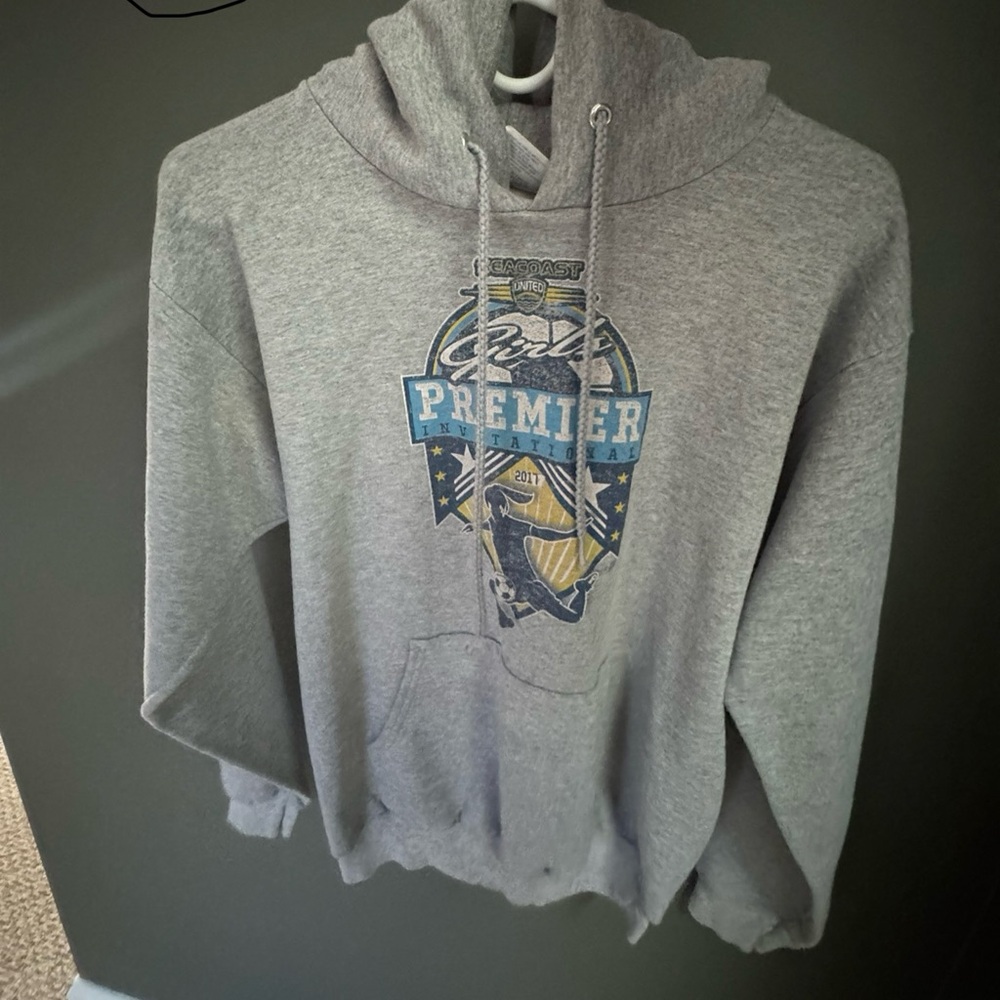 Gray Premier Graphic Hoodie